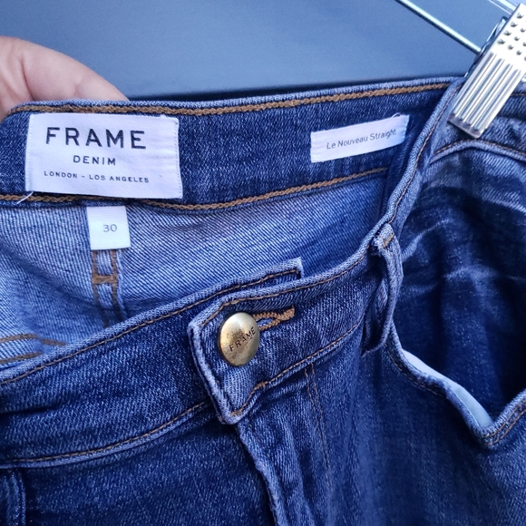 Frame Le Nouveau Straight Split Hem Jeans - Picture 6 of 6